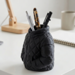 puffer jacket pen holder Left Side View